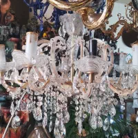 لوستر کریستالی چک اصل اصل اصل ده شاخه