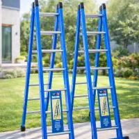 نردبان آلومینیومی دو تکه ۷+۷ پله برند ALUM RAD