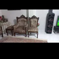 مبل سلطنتی ۹ نفر چوبه گردو اصل