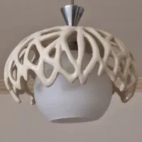 لوستر سفید سرامیکی