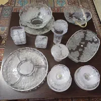 سرویس 22پارچه کریستال سوگا ژاپنی نو و اصل