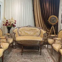 فروش مبلمان فرحی ۹نفره و ناهارخوری فرحی ۶ نفره|مبلمان خانگی و میز عسلی|مشهد, هفت تیر (آب و برق)|دیوار