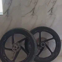 رینگ و لاستیک کامل موتور بی کلاج