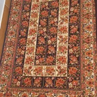 گلیم فرش پرزدار ۱در۱ونیم سالم درحدنو