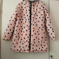 کاپشن دو رو دخترانه