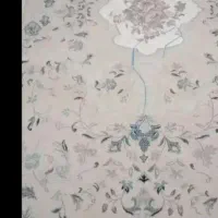 فرش سالم ۶ متری زمینه کرم گلدار آنتیک و درجه یک|فرش|بابلسر, |دیوار