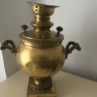 سماور اصل روسی ۱۳۰ سال پیش|کلکسیون اشیاء عتیقه|رشت, رودبارتان|دیوار