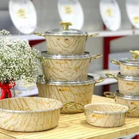 ظروف قابلمه ماموت21پارچه سرویس کامل قابلمه  لاکچری|ظروف پخت‌وپز|یزد, |دیوار