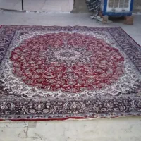 فرش ۱۲متری قرمز رنگ،