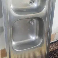 سینک دوقلو|آب‌چکان و نظم‌دهنده ظروف|مشهد, مقدم|دیوار
