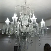 لوستر کریستالی ۶ شاخه