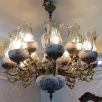 لوستر برنج نو نو|لوستر و چراغ آویز|شوشتر, |دیوار