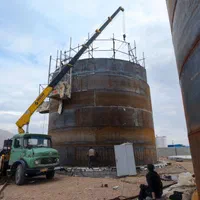 جرثقیل خاور و(بنز911)۵،۳تا۷تن دکل بلند ۲۰متری کفی|خدمات حمل و نقل|تبریز, |دیوار