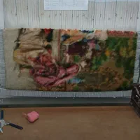 2تخته تابلو فرش|تابلو فرش|بومهن, |دیوار