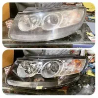 شفا سازی چراغ و سپر وتعویض طلق