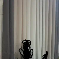 پرده حریر در حد نو