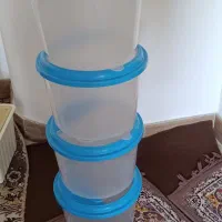 سطل حبوبات پلاستیکی