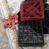 قفسه فلزی مشبک توری کتاب کتابخانه مغازه