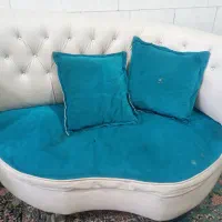 مبل راحتی 7نفره دست دو ولی کاملا سالم و تمیز