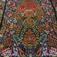 فرش ابریشم دست بافت زرچارک