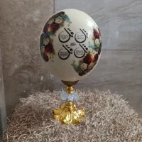 تخم شترمرغ دکوری|صنایع دستی و سایر لوازم تزئینی|ساری, |دیوار