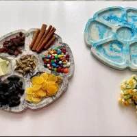 ظروف پذیرایی واکسسوری سنگ مصنوعی،شمع،گیفت،باکس گل|ظروف سرو و پذیرایی|تهران, حصارک|دیوار