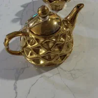 قوری طلایی مدل اناناسی|قوری، کتری، قهوهساز دستی|پاکدشت, پاکدشت (مامازند)|دیوار