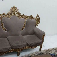 مبل هفت نفره با دوعدد میزبان|مبلمان خانگی و میز عسلی|رشت, باهنر|دیوار