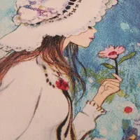 گلیم فرش  دخترانه