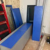 یه چندتا mdfکابینت آبی