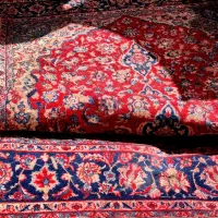 قالی ۹متر ی ترو تمیز کارکرده دستباف