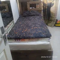 دوتا تختخواب یک نفره با تشک فوری فوری