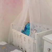 تخت کنار مادر و گهواره مدل فرشته