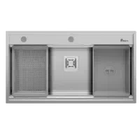 سینک ظرفشویی استیل توکار کد ۴۷۰۲ بیمکث