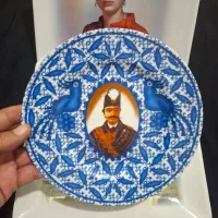 دیوارکوب قدیمی نقش برجسته قاجاری،