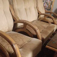 فروش مبل 8نفره تازه روکوبی شده توافقی