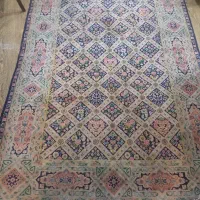 فرش دستباف نقش خشتی ،    انتیک قدیمی  سالم