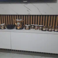 صبحانه خوری لمونژ ایتالیایی لیلی مجنون طلاکوب اصل|ظروف سرو و پذیرایی|تهران, سلیمانی|دیوار