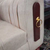 مبل ۷ نفره با میزجلومبلی و عسلی شیک و نو