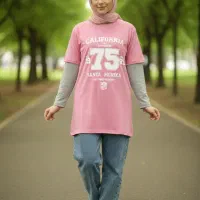 تیشرت زنانه  طرح کالیفرنیا