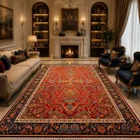 فرش پشمی سایز دلخواه به قیمت فرش ماشینی|فرش|تبریز, |دیوار
