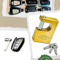 بازکردن قفل/کلیدسازی/قفلساز/ریموت/ کتابی آویز پدال