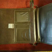 کیف چرمی اداری قهوه ای با قفل رمزی|کیف، کفش، کمربند|اصفهان, شیخ اشراق|دیوار