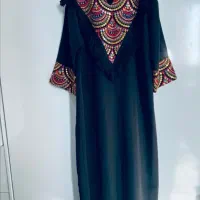 پیراهن بلند سوزندوزی مناسب مجلسی و بارداری