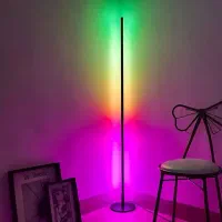 آباژور خطی ایستاده رنگی|چراغ خواب و آباژور|اصفهان, حسین‌آباد|دیوار