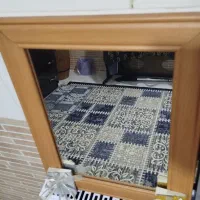 اینه و کنسول مشکی طلایی|بوفه، ویترین، کنسول|صدرا-فارس, فاز ۱|دیوار