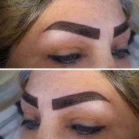 سایه ابرو وخط چشم فقط هزینه ی مواد