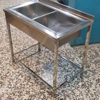 سینک صنعتی.میز کار استیل، کانتر گرم،میز مرغ و  هود|کافی‌شاپ و رستوران|اصفهان, شهرک امام خمینی|دیوار