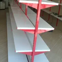 قفسه فروشگاهی دو طرفه و دیواری و استند چیپس و پفک