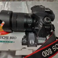 دوربین کانن 80d با لنز 18-135 همراه پایه|دوربین عکاسی و فیلم‌برداری|بوکان, |دیوار